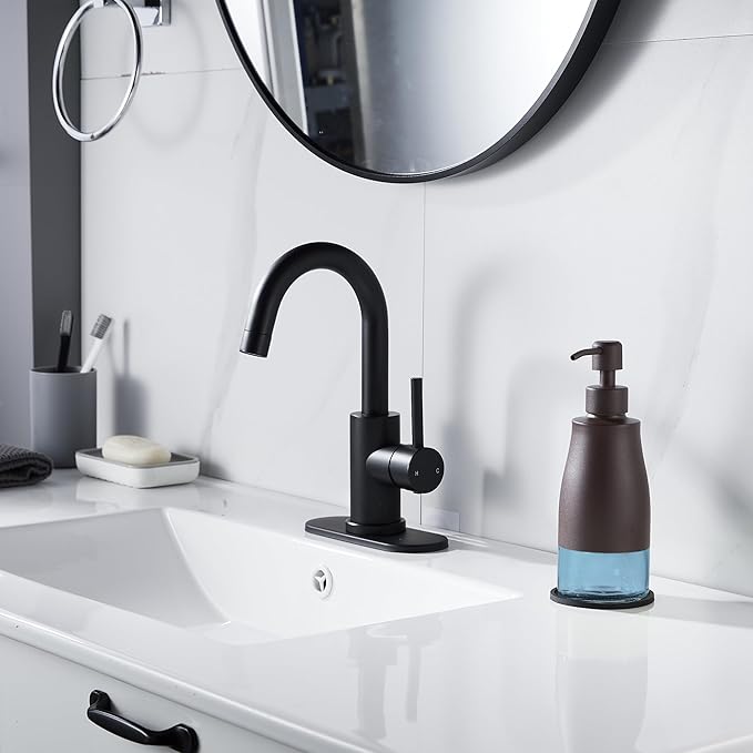 Gaussra Matte Brown Soap Dispenser with Coaster and Stickers, Stainless Steel and Glass Bottle Hand Pump Dispenser, Refillable Liquid Hand Soap Dispenser for Bathroom & Kitchen (11OZ / 320ML) - Image 7