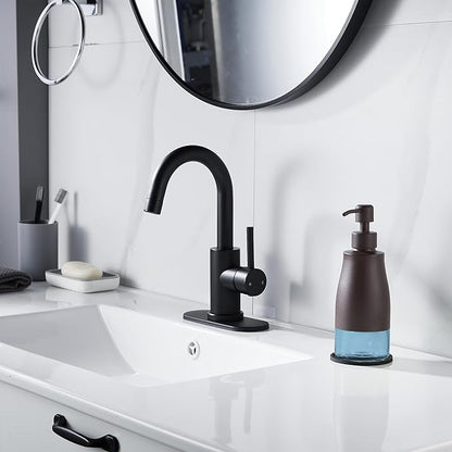 Gaussra Matte Brown Soap Dispenser with Coaster and Stickers, Stainless Steel and Glass Bottle Hand Pump Dispenser, Refillable Liquid Hand Soap Dispenser for Bathroom & Kitchen (11OZ / 320ML) - Image 7