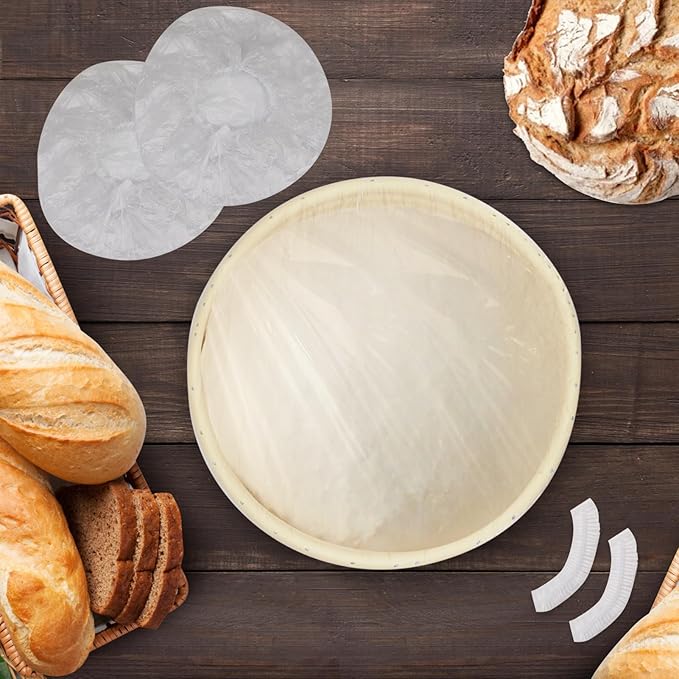 120pcs Shower Caps for Sourdough Bread, Reusable Bowl Covers for Proofing, Plastic Bread Covers With Elastic - Image 4