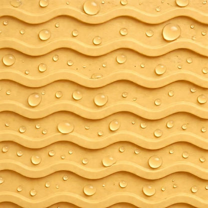 Silicone Drying Mat 16 × 12 – Yellow Tan Non-Slip Sink Mat for Kitchen Counter, Heat-Resistant Food-Grade Dish Pad, Easy-Clean Multipurpose Drawer Liner (Yellow Tan, 16" x 12")