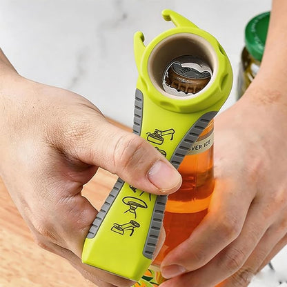 Jar Opener for Seniors with Arthritis,Jar Opener for Weak Hands,5-in-1 Bottle Opener,4-in-1 Can Opener - Image 5