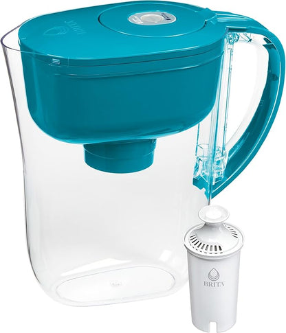 Brita Metro Water Filter Pitcher with SmartLight Change Indicator, BPA-Free, Replaces 1,800 Plastic Water Bottles a Year, Lasts Two Months, Includes 1 Filter, Small - 6-Cup Capacity, Turquoise - Image 13