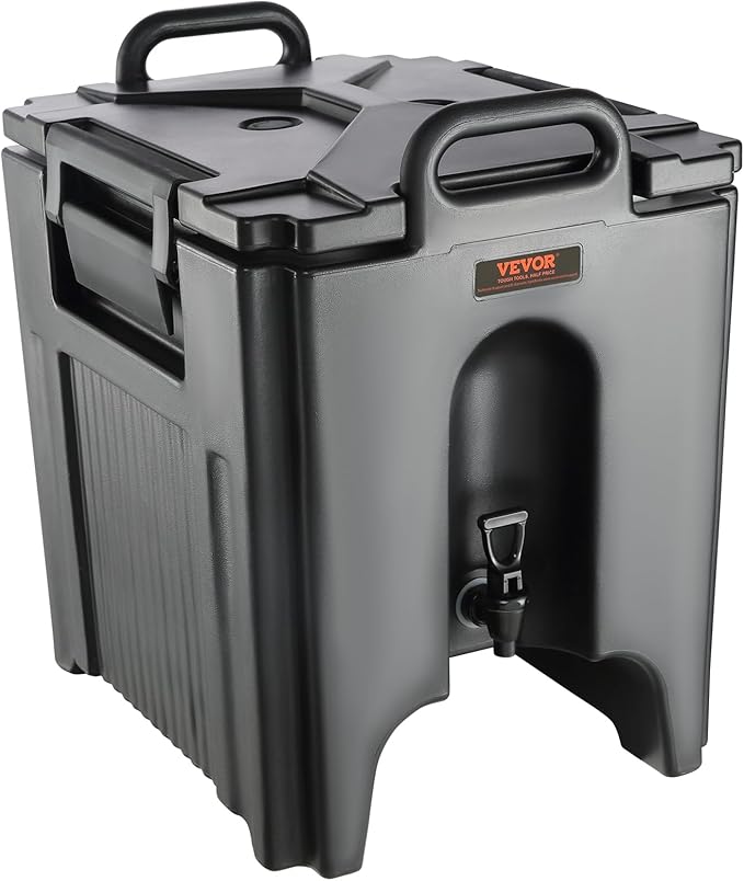 VEVOR Insulated Beverage Dispenser, 10 Gallon, Food-grade LL9450UP Hot and Cold Beverage Server, Thermal Drink Dispenser Cooler with 1.18 in PU Layer Two-Stage Faucet Handle, for Restaurant Drink Shop - Image 9