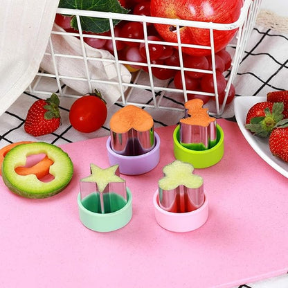 Vegetable Cutter Shapes Set (8 Pack) – 1.5" Stainless Steel Mini Cookie & Fruit Cutters for Kids, Bento Lunch, Sandwich, Fondant, Cheese, Baking & Food Prep - Image 5