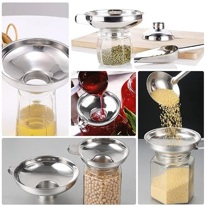 Canning Funnel for Kitchen Use, Wide Mouth Funnel for Mason Jars, Large Canning Funnels for Filling Bottles - Image 3