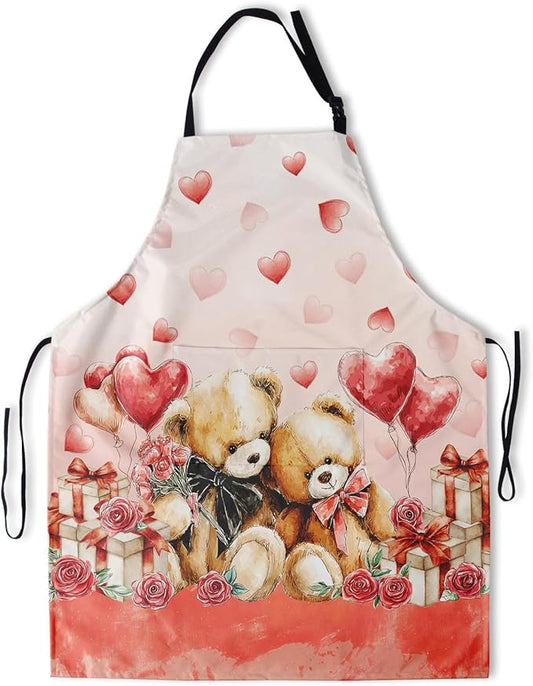Funny Apron Polyester Grooming Aprons with Pocket for Cooking Kitchen Grilling Adults