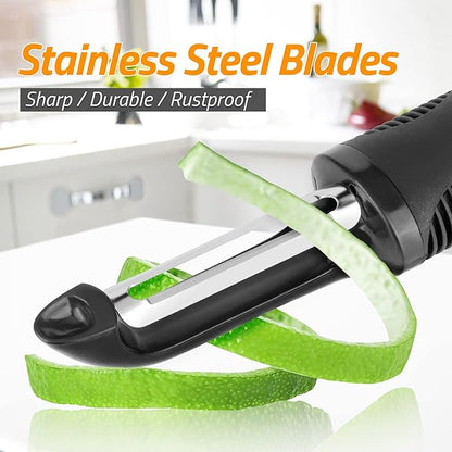 Vegetable Fruit peeler for kitchen Potato Peeler Hand Sharp Stainless Steel Peelers - Image 2