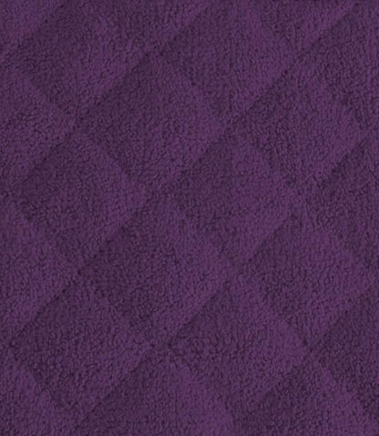 DII Basic Terry Collection Quilted 100% Cotton, Potholder, Eggplant, 3 Piece - Image 4