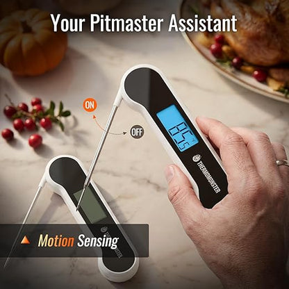 0.5 Sec Instant Read Meat Thermometer Digital with ±0.5℉ Precision, Food Thermometer for Cooking Kitchen Gadgets, Oven Grill Candy BBQ Essentials Accessories, Gifts for Him Dad Men Birthday, White - Image 5