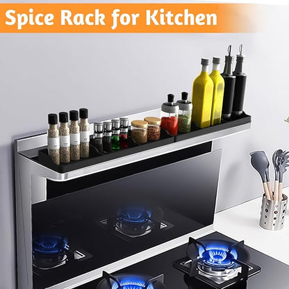 Foeacry 30 Inch Silicone Stove Oven Top Shelf Magnetic for Kitchen Gadgets, Soft Flexible Strong Magnetic Heat Resistant Spice Rack Kitchen Organizer - Image 6