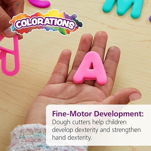 Colorations Alphabet & Number Dough Cutter Set - 41 Pieces