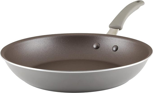 Rachael Ray Cook + Create Nonstick Frying Pan/Skillet, 12.5 Inch, Gray by RachaelRayKitchenware
