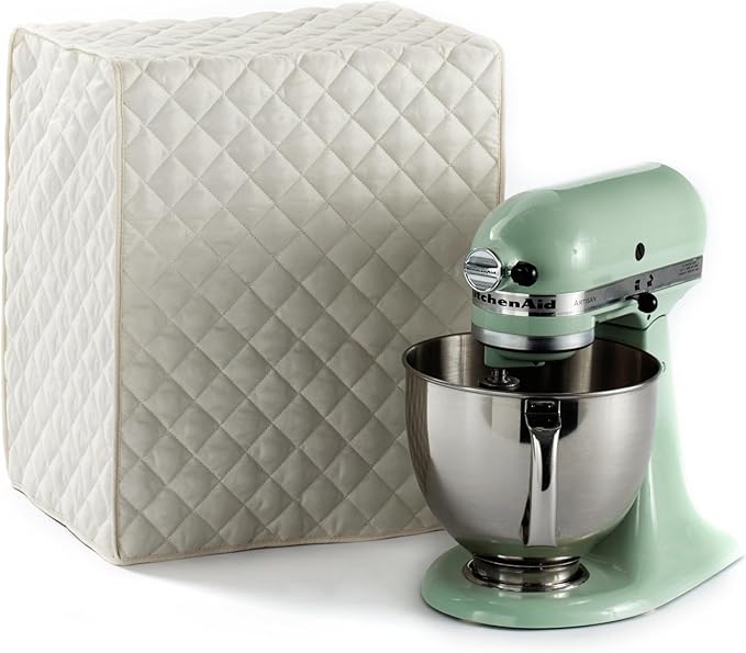 Covermates Keepsakes Mixer Cover Dust Protection - Stain Resistant - Washable Appliance Cover, Cream