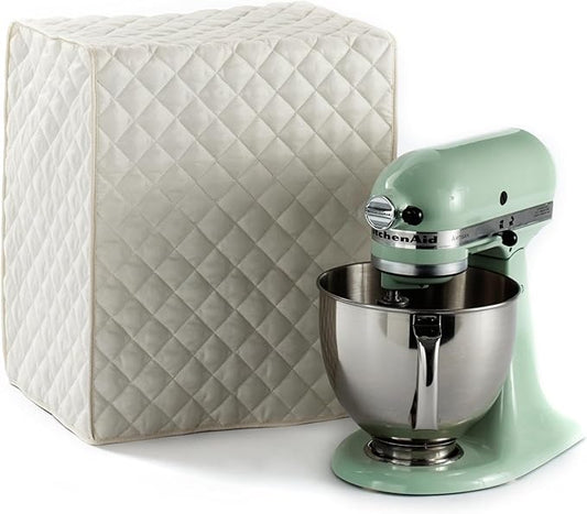 Covermates Keepsakes Mixer Cover Dust Protection - Stain Resistant - Washable Appliance Cover, Cream