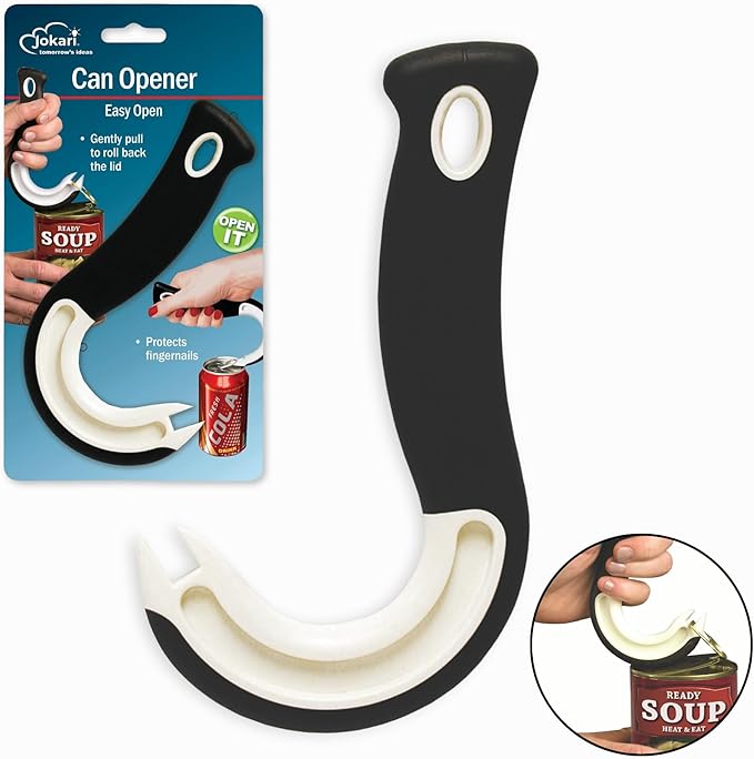 Ultimate Easy Open Ring Pull Can Opener 3 Pack by Jokari. Durable Non Slip Rubber Grip Makes Opening Aluminum Container Tabs Simple. Perfect for Protecting Nails and Folks with Joint Pain or Arthritis - Image 5