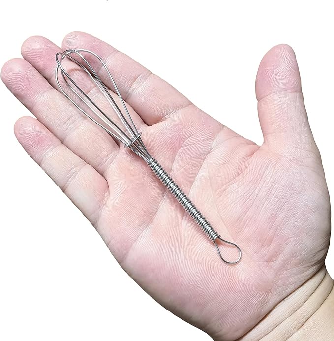 CHuangQi 5 Inch Endurance Stainless Steel Mini Whisk/Egg Beater, Set of 12 - Image 4