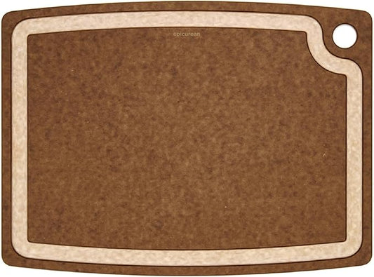 Epicurean Gourmet Series Cutting Board, 17.5-Inch by 13-Inch, Nutmeg/Natural by Epicurean