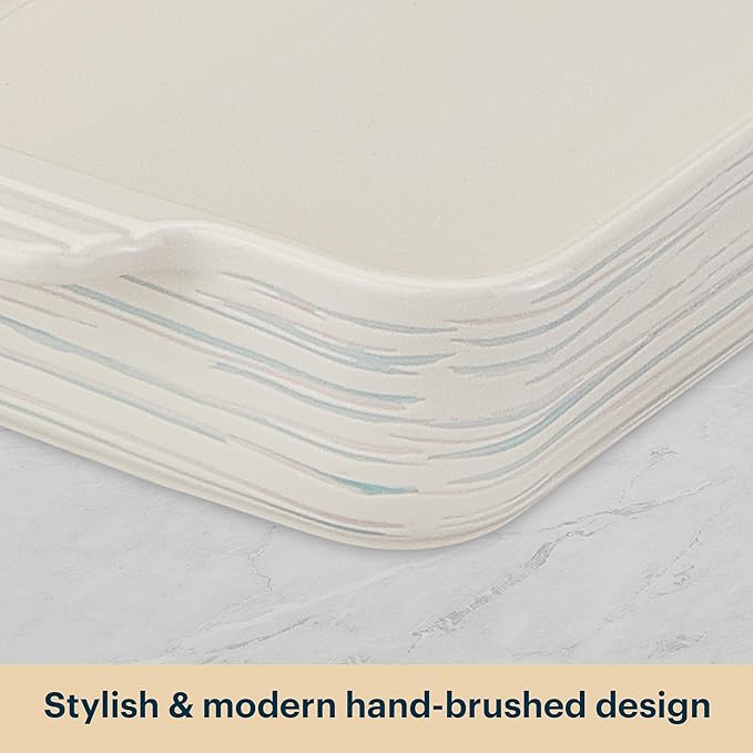 Pyrex 2QT (7" x 11") Rectangular Ceramic Baking Dish with Handles, Casserole Dish - Image 2