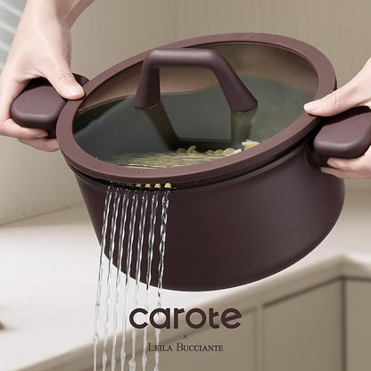 CAROTE 31PCS Pots and Pans Set, Nonstick Cookware Set Kitchen Non Stick Induction Titanium Cookware Non-toxic Granite Cooking set, PFOA Free - Image 6