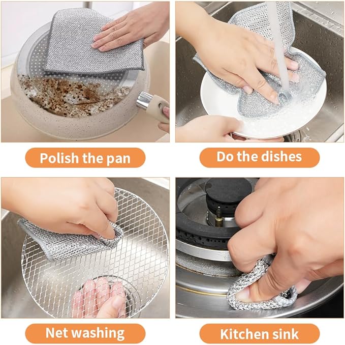 2 Pack Slow Cooker Lid Holder, Stainless Steel Lid Rack with Silicone Sink for Crock Pot, Mess-Free Cooking Utensil Rest, Holds Lids Securely, Perfect for Busy Home Chefs