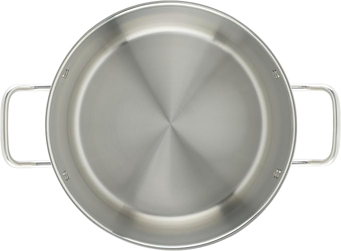 Winco Heavy-Duty Stainless Steel Stock Pot with Cover, 12 Quart - Image 6