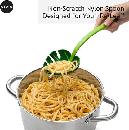OTOTO Jungle Spoon Monstera Ladle - BPA-Free High Heat Resistant Nylon for Cooking for Nonstick Cookware Kitchen Tools & Utensils, Kitchen Gifts & Gadgets, Cute - Image 3