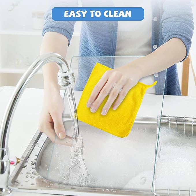 Mymonfif Tempered Glass Cutting Board for Kitchen, Clear Glass Board for Countertop, with Non-Slip Feet, Heat Resistant, Extra Large Size 16x20" 1Pcs - Image 3