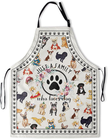 Funny Apron Polyester Grooming Aprons with Pocket for Cooking Kitchen Grilling Adults