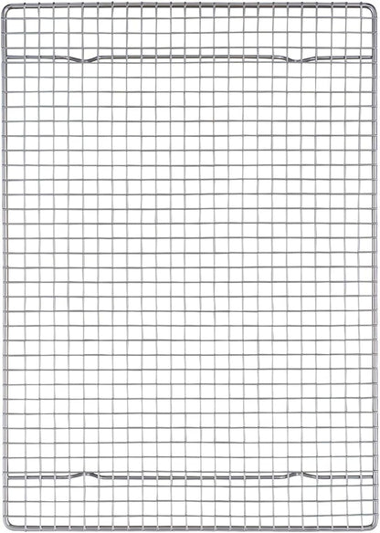 Mrs. Anderson's Baking Professional Cooling Rack, Heavy Duty Steel, Fits Half Sheet Pans, 16.5 x 11.875 x 0.625-Inches