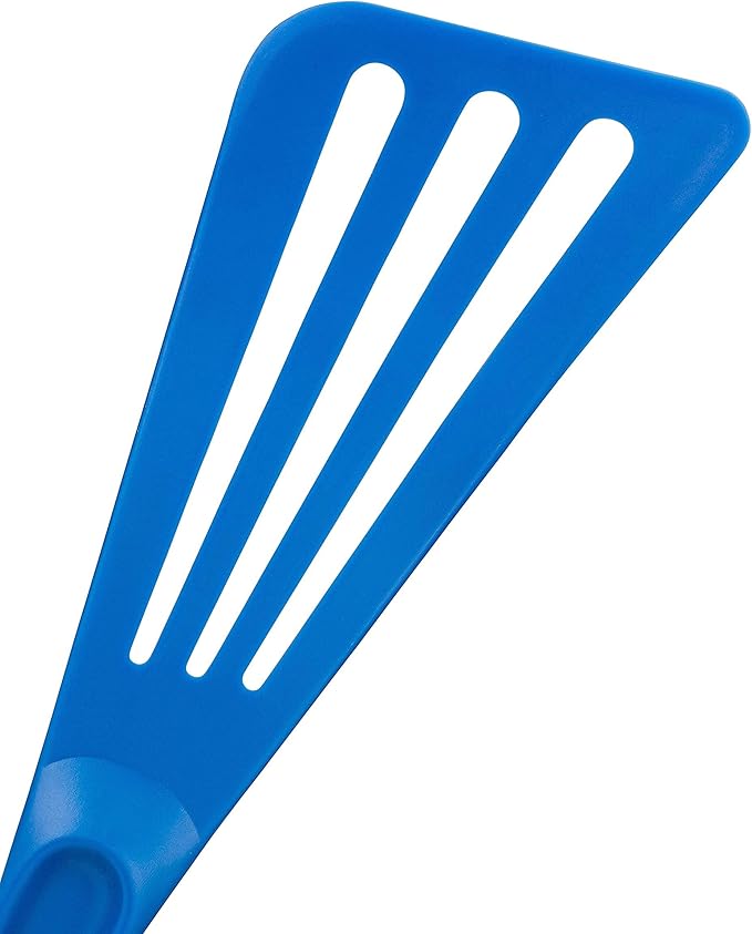 Matfer Bourgeat Exoglass® High Temperature Pelton Spatula, Blue - Image 5