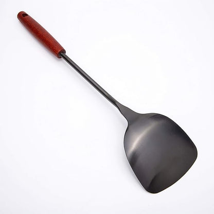 FJNATINH Wok Spatula 15 inches Spatulas for Wok, Stainless Steel Metal Wok Spatulas for Kitchen Use Cooking Utensils Spatula for Cooking Cast Iron - Image 3