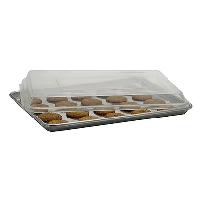 Winco Covers for Aluminum Sheet Pan, 13 by 18-Inch,Clear,Medium - Image 4