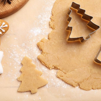 ALLTOP Christmas Cookie Cutter Set - 5 Biscuit Shapes for Creative Baking Delights - Image 4