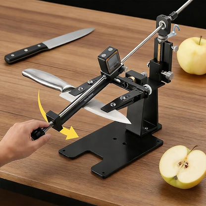 Newise Precision Knife Sharpening System, Adjustable Angle Guided Sharpener Kit with 5 Diamond & Ceramic Stones, for Kitchen, Hunting, Pocket – Professional Sharpening Tool