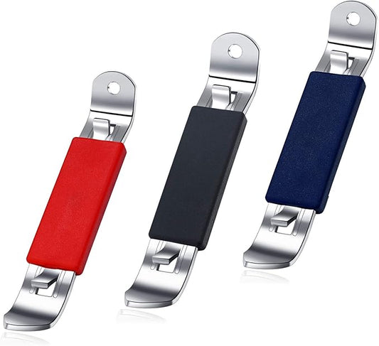 3 Pieces Magnetic Bottle Openers Can Opener Classic Beer Opener Stainless Steel Small Bottle Opener Can Tapper with Magnet for Camping and Traveling HANCELANT by HANCELANT