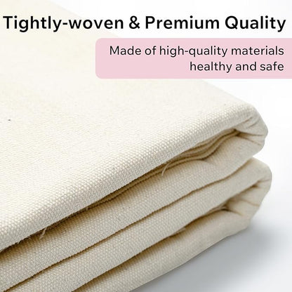 Pottery Tools and Supplies Pottery Tablecloth–Heavy Duty Linen Cotton Blend, 62x39 Inches, High Absorbency Textured Surface for Pottery Making, Oil Painting, Various Handmade Crafts