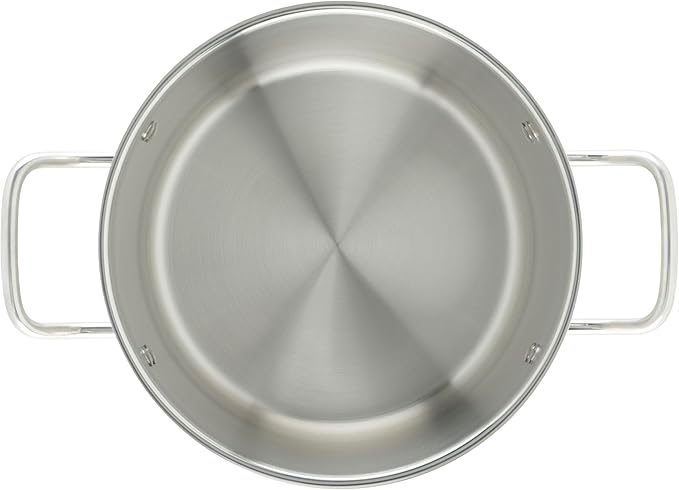 Winco Heavy-Duty Stainless Steel Stock Pot with Cover, 8 Quart - Image 6