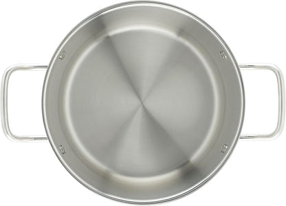 Winco Heavy-Duty Stainless Steel Stock Pot with Cover, 8 Quart - Image 6