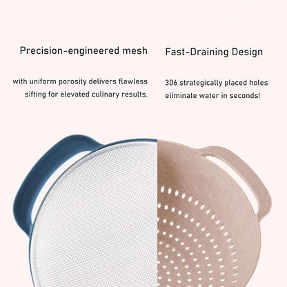 Plastic Mixing Bowls Set 8/10 PCS with Measuring Spoon, Colorful Serving Bowls for Kitchen, Ideal for Baking, Prepping, Nesting Bowls for Space Saving Storage (Wheat) - Image 2