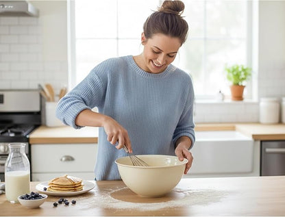 Tribello Large Mixing bowls 5-Quart 169oz - Plastic Salad/Mixing/Serving Bowl 1 pack - Image 3