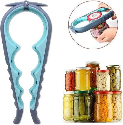 Bottle Opener for Arthritic Hand,Jar Opener for Old People, Children, Women, Those with Weak Hands,Multifunctional Kitchen Gadgets (04-Blue) - Image 3