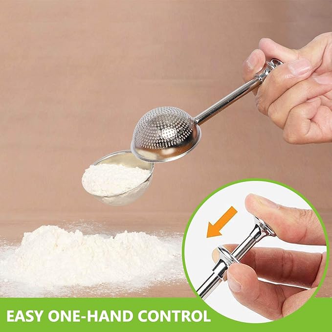HULISEN Stainless Steel Biscuit Cutter Set, Flour Duster, Pastry Scraper and Dough Blender, Sturdy & Long-Lasting with Ergonomic Rubber Grip, Professional Baking Dough Tools, Gift Package (4 Pcs/Set) - Image 5