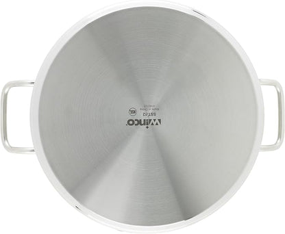 Winco Heavy-Duty Stainless Steel Stock Pot with Cover, 12 Quart - Image 4