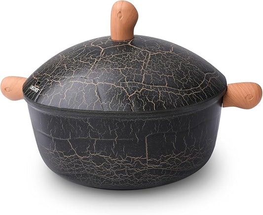 Bionic Turtle Design Nonstick Ceramic Dutch Oven Pot with Lid (6 qt, 10.2"), Non Toxic,PFAS & PFOA Free, Dishwasher Safe, Compatible with All Stovetops, Durable Cookware for Home Cooking