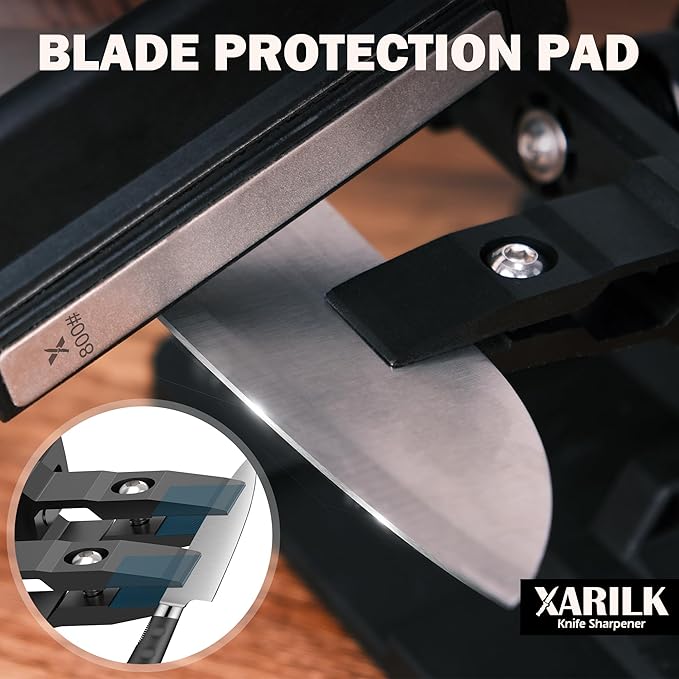 Portable Folding Adjustable Knife Sharpener – Includes 2 Diamond Sharpening Stone Sets (240#–2000# & 320#–3000#) for Pocket, Hunting, Kitchen & Serrated - Image 5