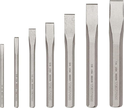 TEKTON Cold Chisel Set, 7-Piece (1/4-1 in.) | PNC91004 | Made in USA