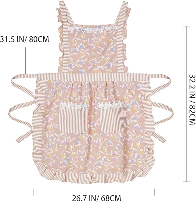 Funny Aprons for Women with Pockets, Kitchen Cooking Grilling Bbq Cute Chef Apron, Mothers Day Birthday Gifts for Women - Image 5
