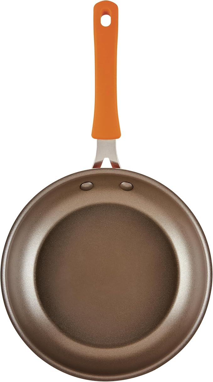 Rachael Ray Cook + Create Nonstick Cookware Frying Pan/Skillet, Fry Pan, 10 Inch - Orange - Image 10