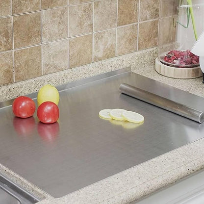 BILLAMB Stainless Steel Cutting Boards for The Kitchen, Suitable for Meat, Fruits, Vegetables, Bread, and Baking Large-sized Cutting Boards (60 x 40cm/23.6 x 15.7 in) - Image 6