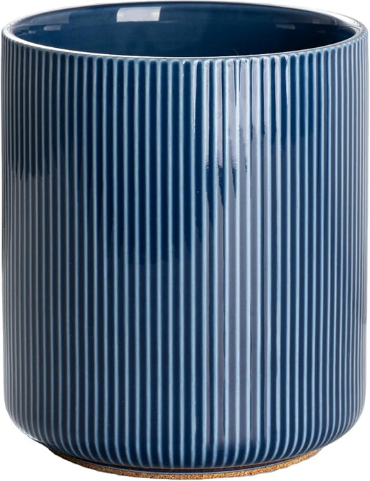 getstar Large Utensil Holder for Kitchen Counter,7.2" Vintage Ceramic Utensils Crocks Utensil Organizer for Spatula Farmhouse Kitchen Decor by Getstar